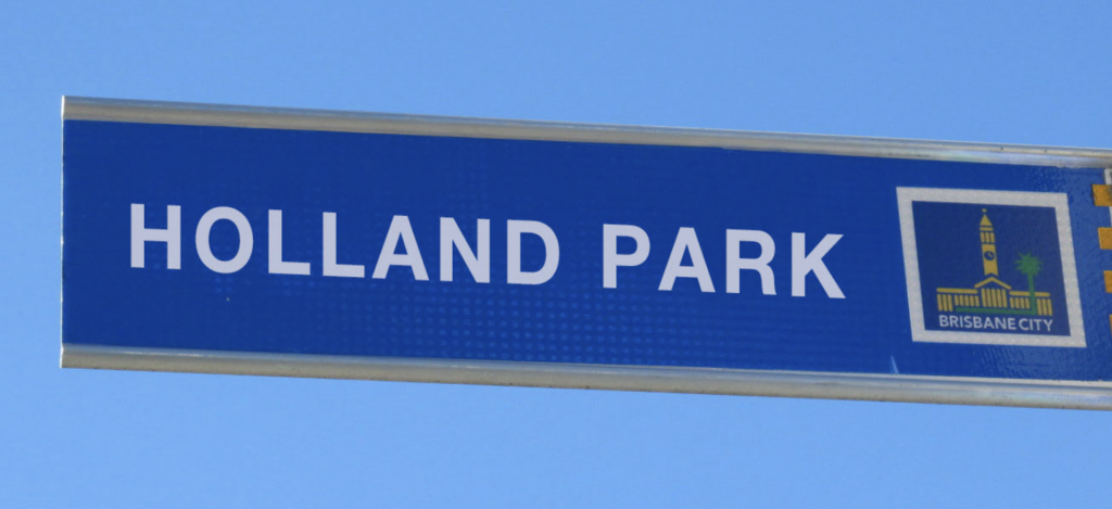 Holland Park Street Sign